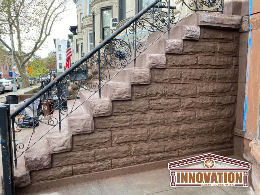 brownstone contractor, brownstone restoration, brickwork, waterproofing, roofing,