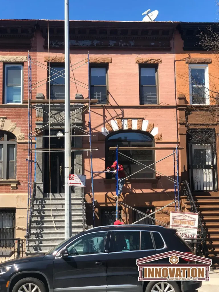 Historic brownstone Bedford Stuyvesant renovation project