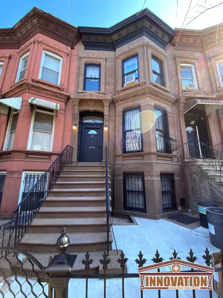 Side façade renovation Bedford Stuyvesant