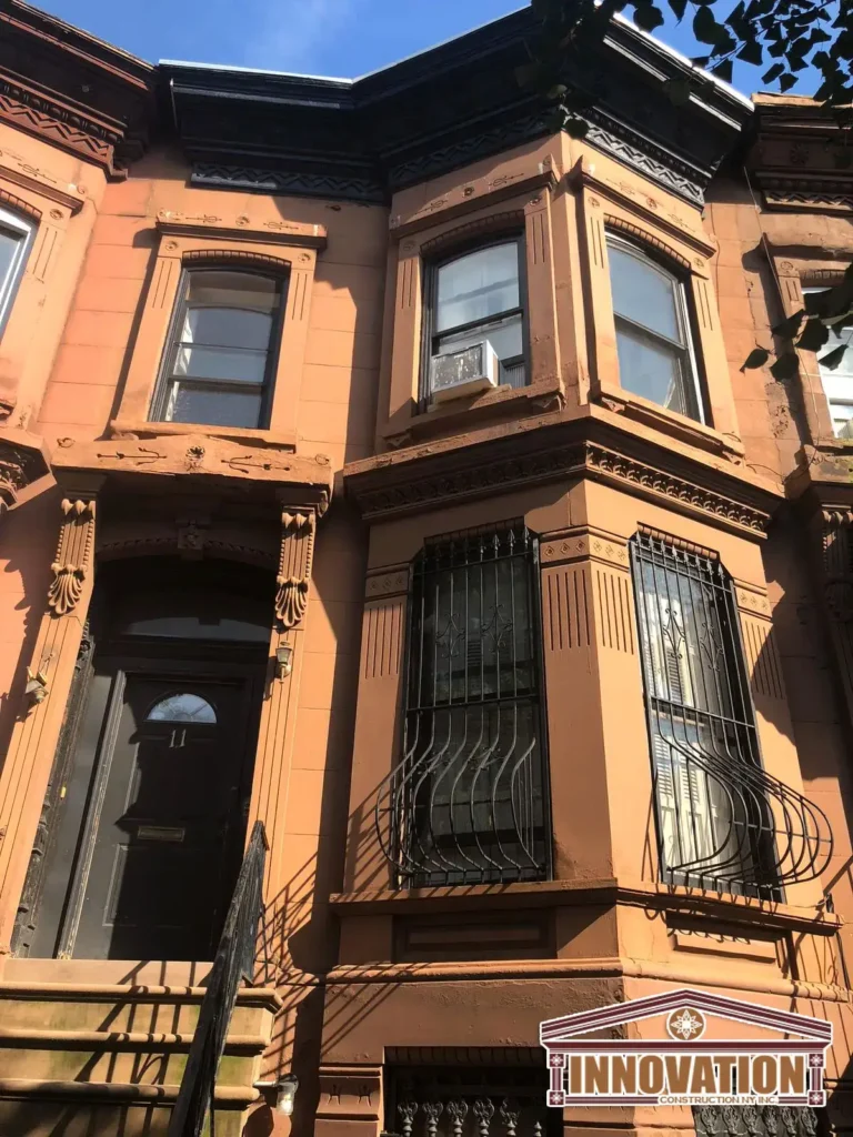 Custom front yard Bedford Stuyvesant renovation