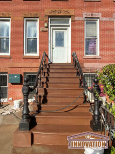 Bedford Stuyvesant Brooklyn brownstone façade restoration