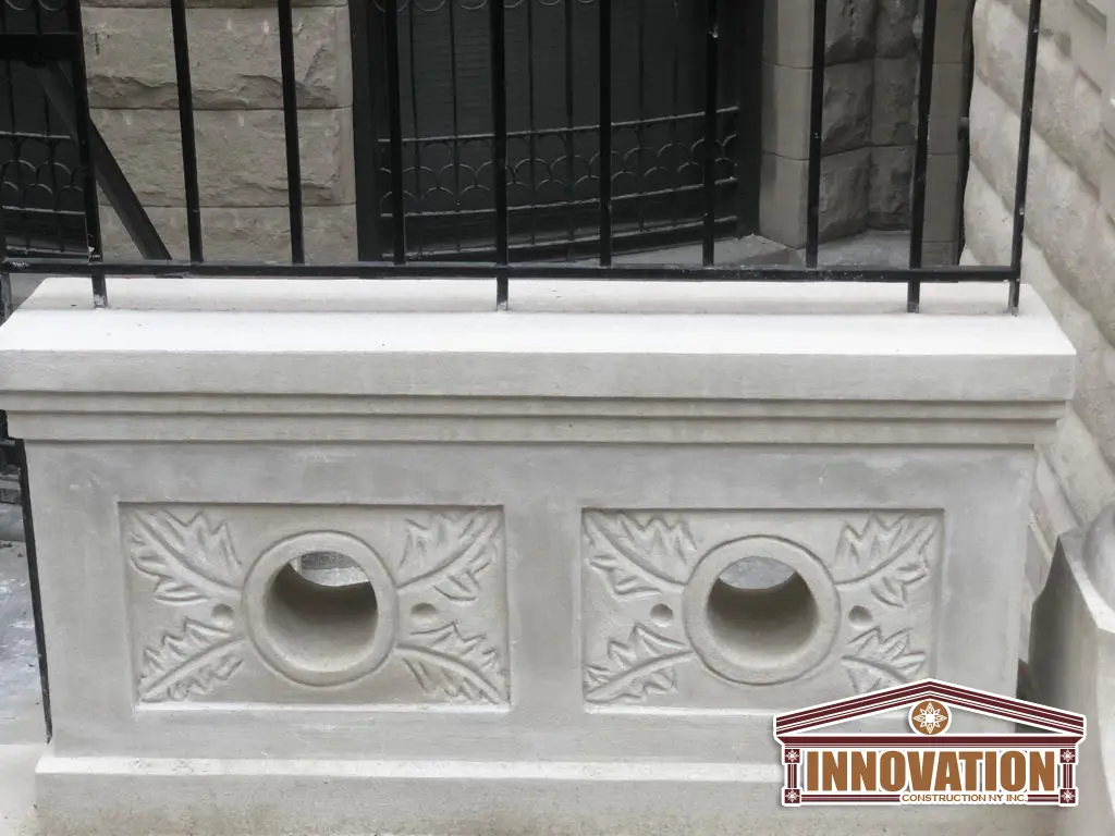 Central Harlem limestone repair work