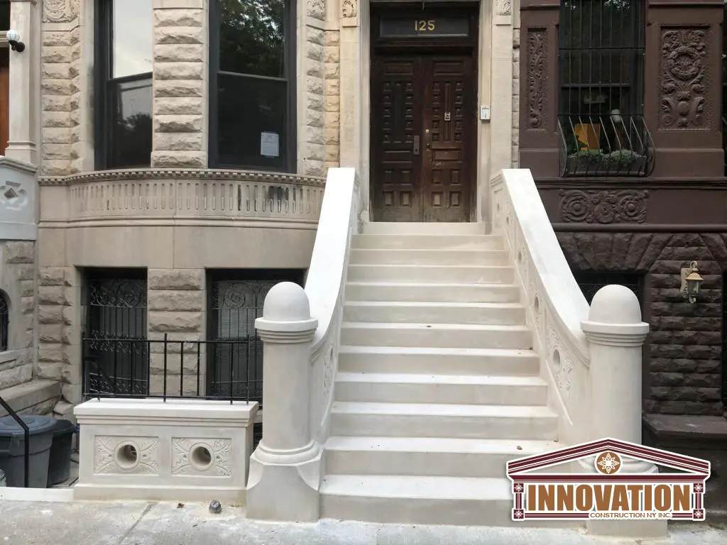 brownstone contractor, brownstone restoration, brickwork, waterproofing, roofing,