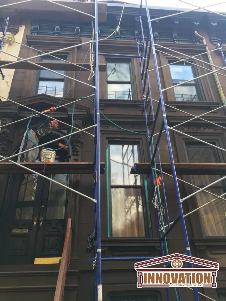 Historic brownstone restoration Brooklyn