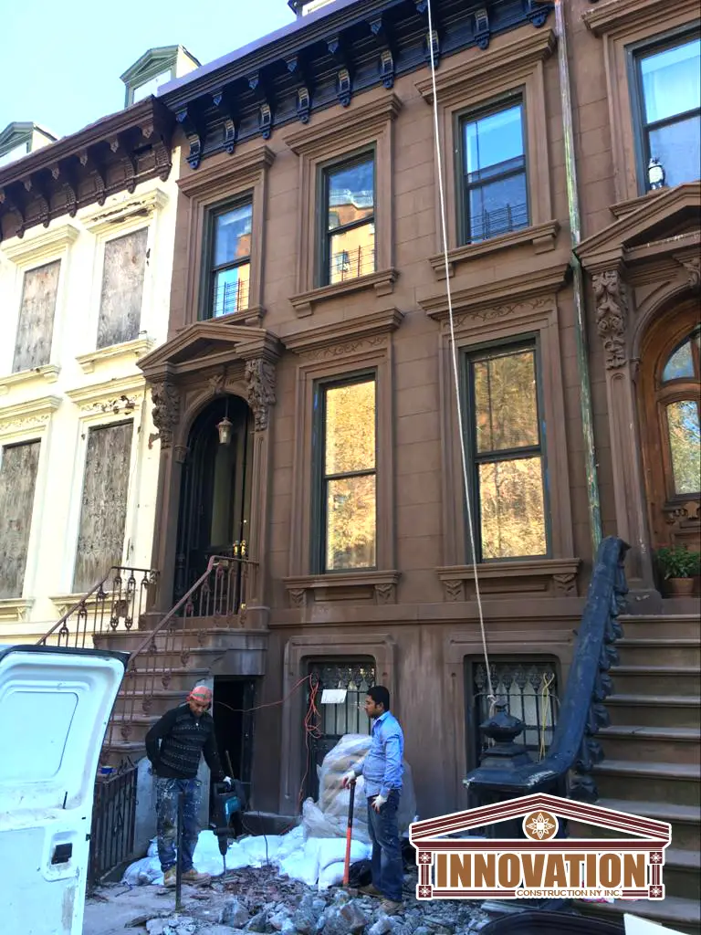 Brooklyn brownstone restoration in Clinton Hill