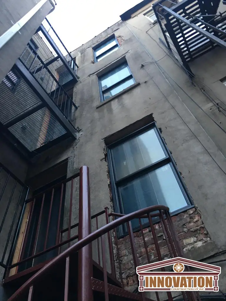 Cobble Hill Brooklyn exterior masonry work on historic property