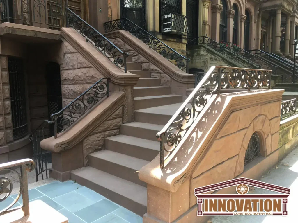 Brownstone building in Prospect Heights