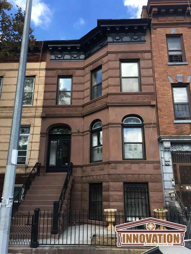 Stuyvesant Heights Brooklyn Brownstone Facade Restoration