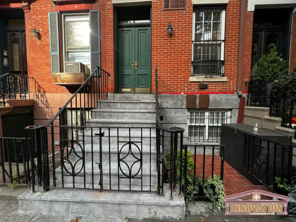 brownstone contractor, brownstone restoration, brickwork, waterproofing, roofing,